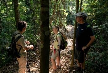 Hike in the Hacienda Barú Wildlife Refuge, South Pacific, Costa Rica photo